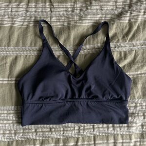 Aerie Offline Navy Crisscross Wireless Bralette (padded)